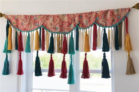 tassel window valance